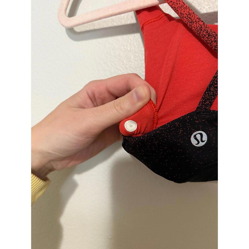 Lululemon energy bra color way is ombré speckle stop jacquard EB black thermal - Picture 3 of 4